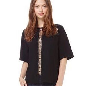 Wilfred Aritzia black Mirabel top